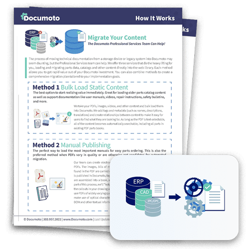 Documoto Content Migration Data Sheet